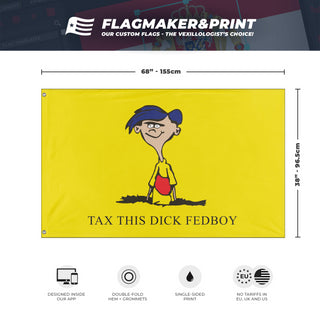 Tax This Fedboy 2021 flag (gwgbo)