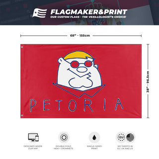 Red Ensign of South Petoria flag (Flag Mashup Bot)