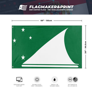 Saudi Tokelau flag (Flag Mashup Bot)