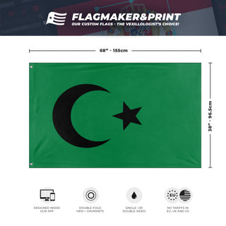 Ottoman Palestine flag (Flag Mashup Bot)