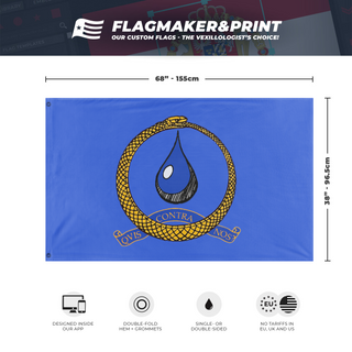 The Blue House flag (Hydra) (Hidden)
