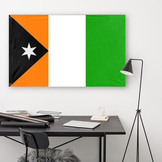 The Confederation of the Izic Star flag(Kaiser Sean Fein I (Irishman))