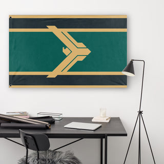 Inspired by House Atreides Flag (u/anonymous)