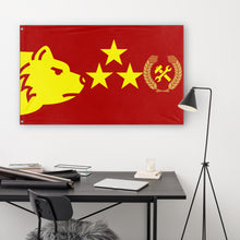 Load image into Gallery viewer, Communist Bearia flag (totally dei)