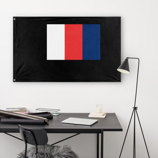 Svalbard and Jan France flag (Flag-Mashup-Bot)