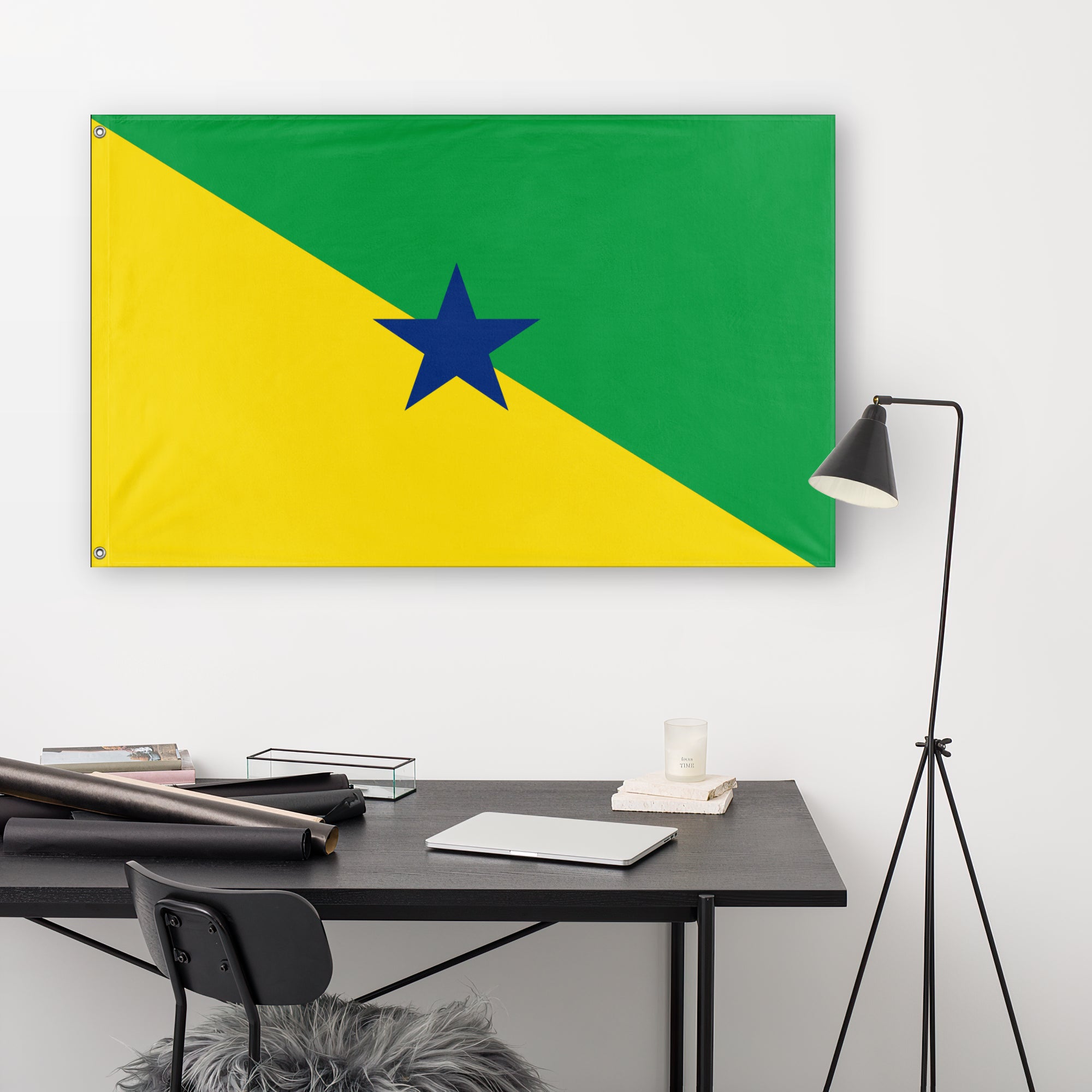 French Brazil flag (Flag Mashup Bot) Flagmaker & Print