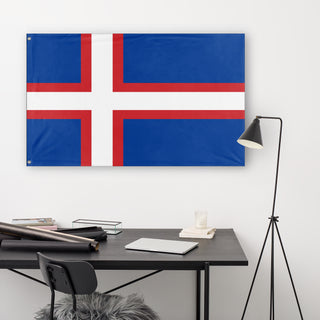 Svalbard and Jan Verde flag (Flag Mashup Bot)