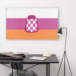 Lesbian Republic of Herzeg-Bosnia flag (Flag Mashup Bot)