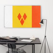 Load image into Gallery viewer, Saint Vincent and the Bhutan flag (Flag Mashup Bot)
