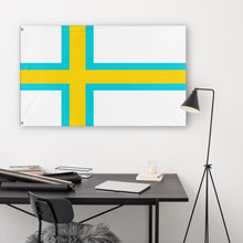 Load image into Gallery viewer, Svalbard and Jan Islands flag (Flag Mashup Bot)