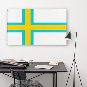 Svalbard and Jan Islands flag (Flag Mashup Bot)