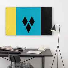 Load image into Gallery viewer, Saint Vincent and the Bahamas flag (Flag Mashup Bot)