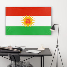 Load image into Gallery viewer, Kurdish Coalition of Syndicalists flag (Helloman444)
