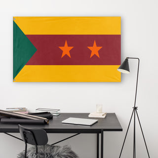 Sao Tome and Lanka flag (Flag Mashup Bot)