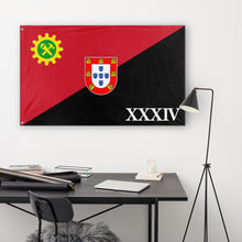 Load image into Gallery viewer, Confederation of Portuguese Syndicates flag (David V)
