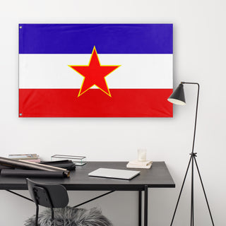 Yugoslavia  flag (Roach)