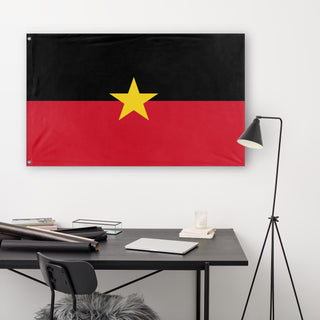 Burkina Angola flag (Flag Mashup Bot)