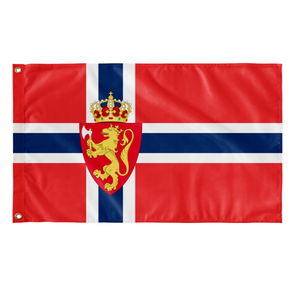 Norwegian Coat of arms flag