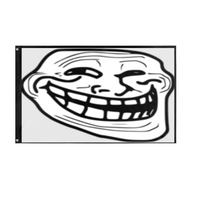 Troll Nation flag (Troll Face)
