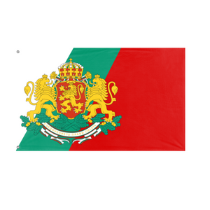 Bulgarian Flag With Coat of Arms flag (um mapping)