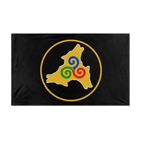 Celtic Wolf Triskelion flag (Cymry)