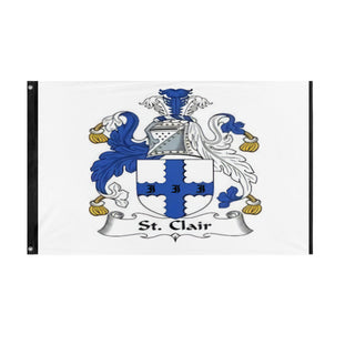 St. ClairFamilyCrest flag (lloyd lawrence iii) (Hidden)