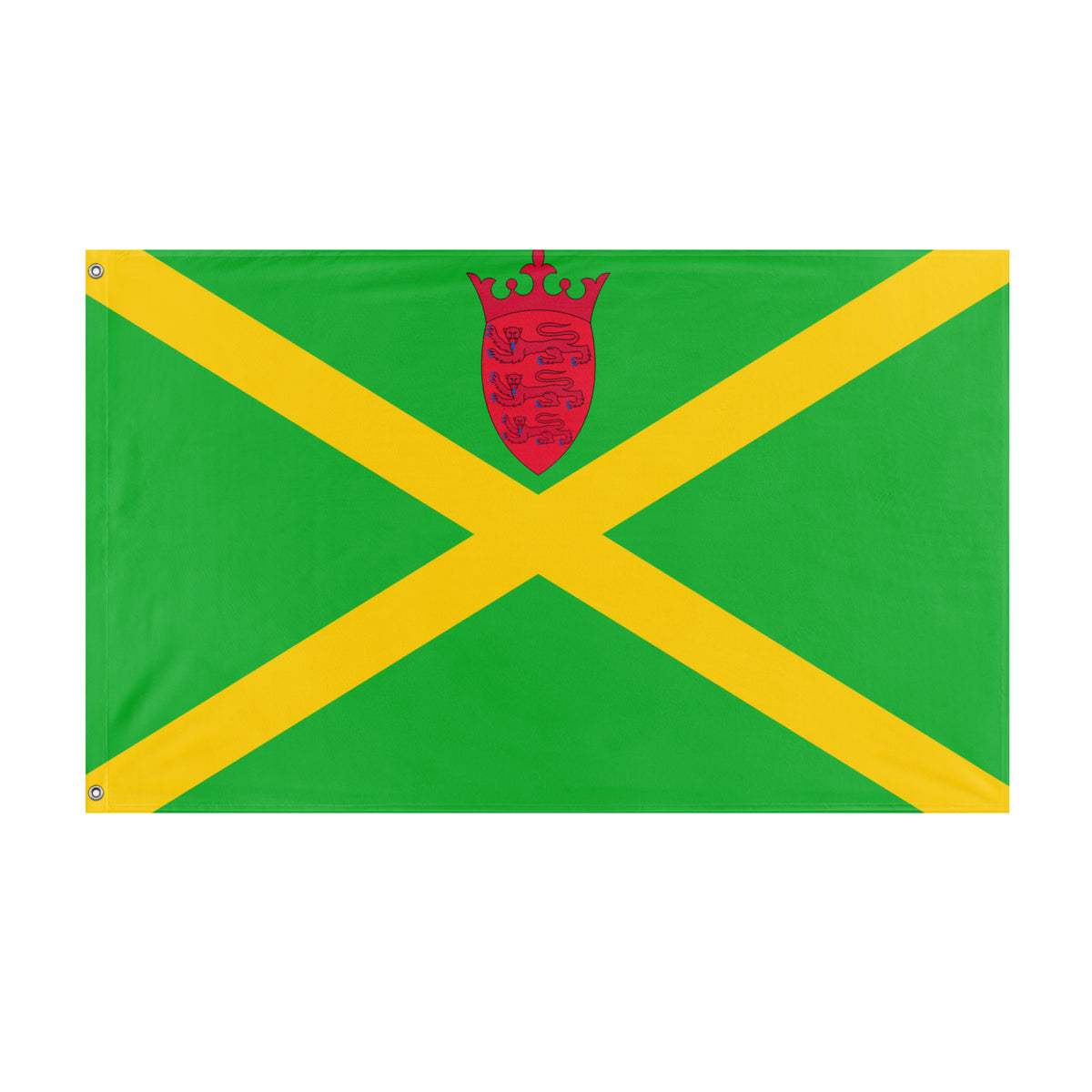 Sao Tome and Jersey flag (Flag Mashup Bot) – Flagmaker & Print