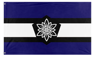 Tri-flower flag (Magic 8 Ball)