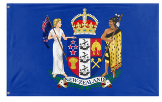 NEW COAT OF ARMS OF NEW ZEALAND flag (Joshua Orkin)