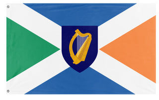 Scottish-Irish Heritage flag (double side) flag (Ya know)