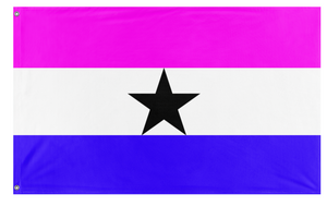 Federal Republic of black star island flag (mema)