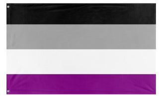Asexual flag ( )