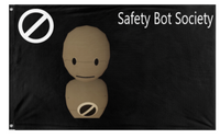 The SafetyBot Society flag (Chippy)