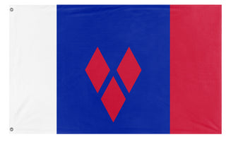 Saint Vincent and the Haiti flag (Flag Mashup Bot)