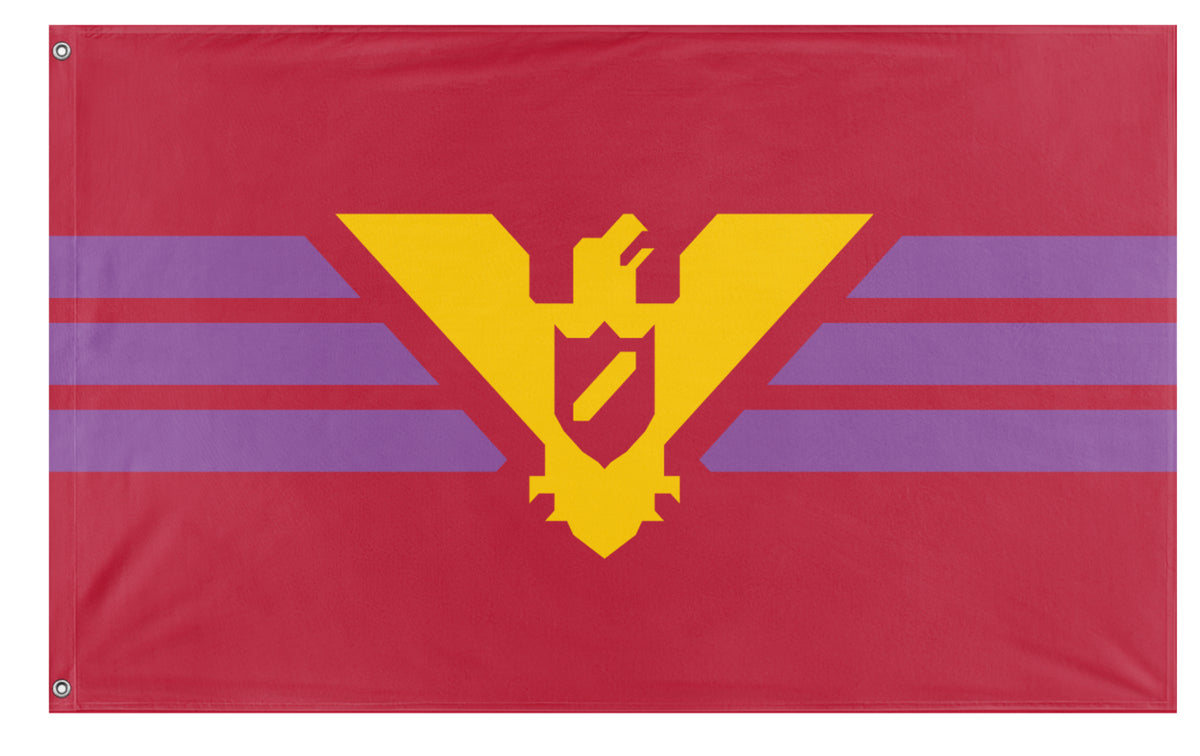 Second Spanish Arstotzka flag (Flag Mashup Bot) – Flagmaker & Print