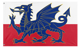 Red Ensign of South Wales flag (Flag Mashup Bot)