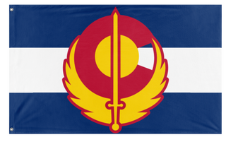 Colorado Brotherhood of Steel Flag (Rainbowflys)