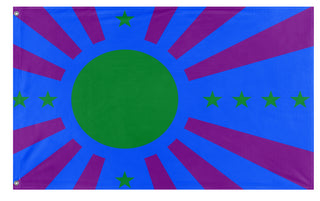 Japanese Pacific Pride flag (Flag Mashup Bot)